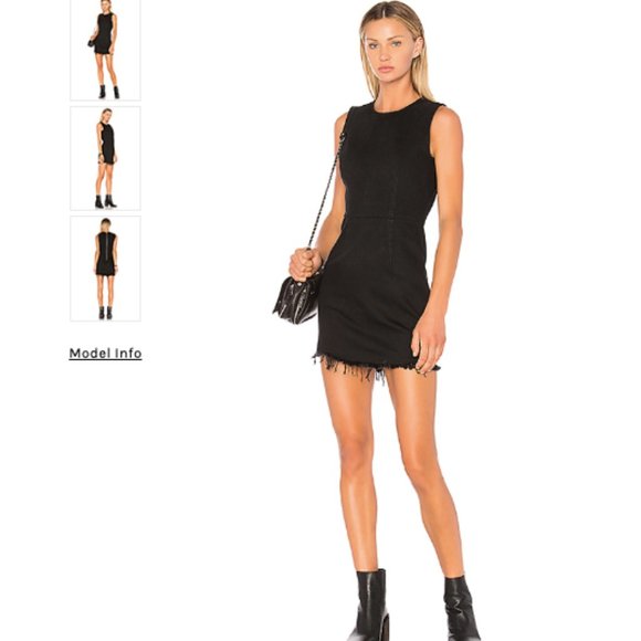 alexander wang denim dress